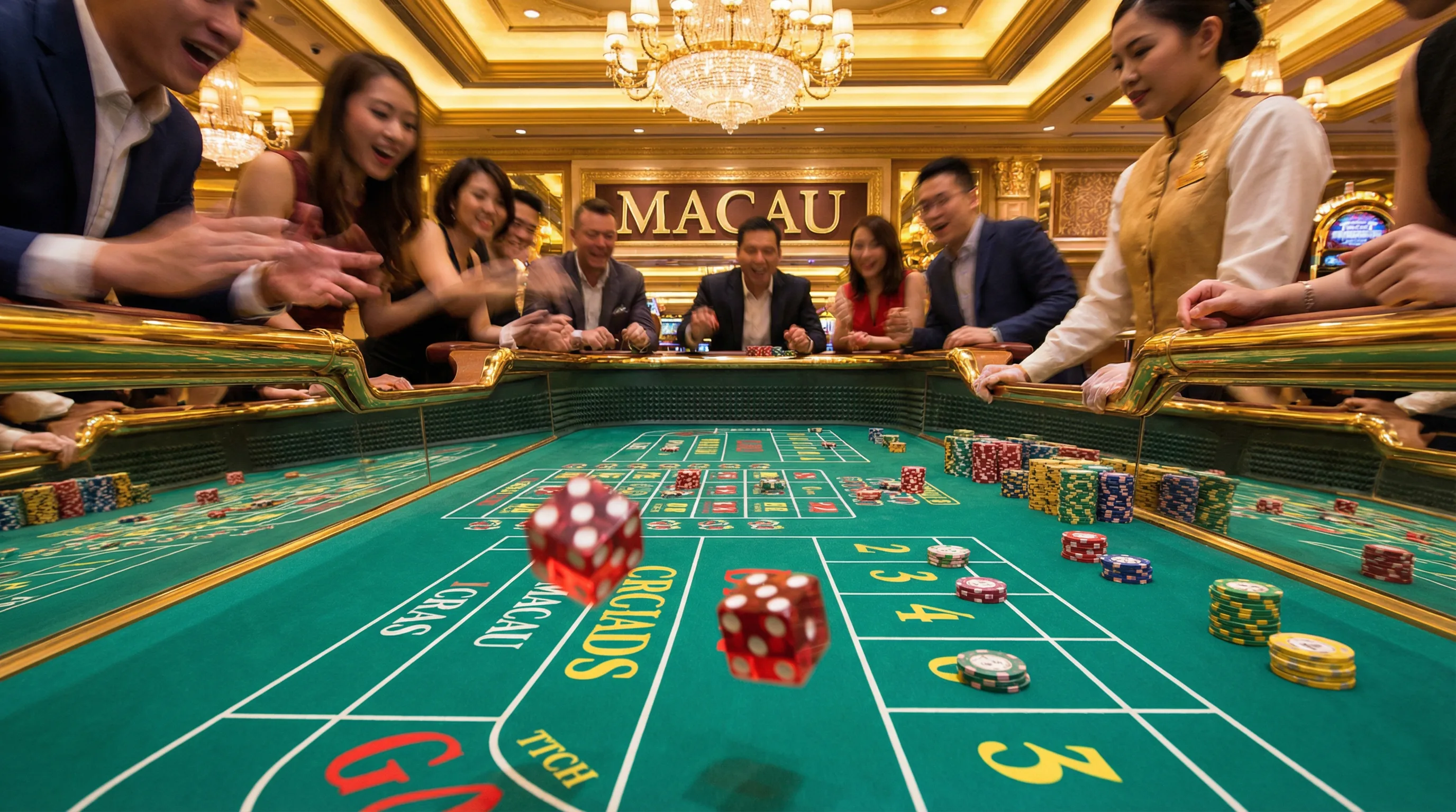 澳门赌场花旗骰游戏桌